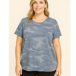 NWOT Splendid Blues Camouflage T-shirt XXL